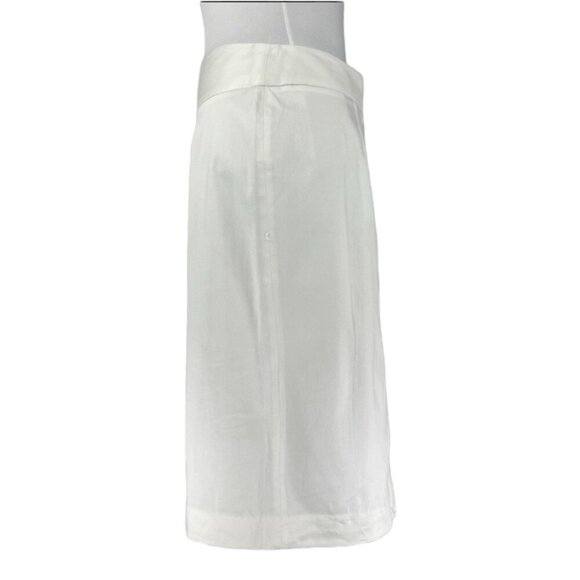Chelsea & Theodore Women's NWT White High Waisted Career Pencil Skirt 6/W30 - Picture 3 of 10